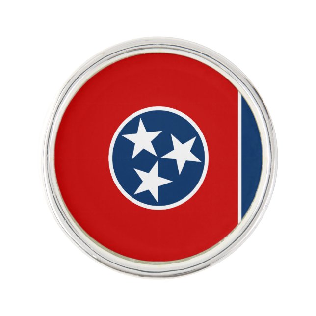 Tennessee State Flag Lapel Pin (Front)
