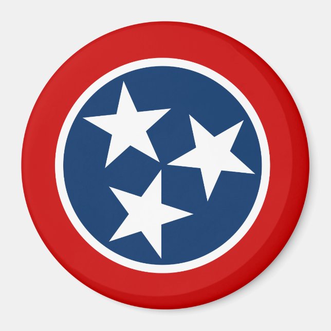 Tennessee State Flag Magnet (Front)
