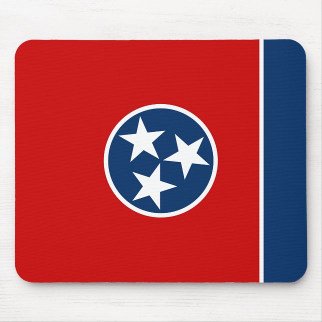 Tennessee State Flag Mouse Pad (Front)