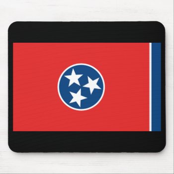 Tennessee State Flag Mousepad by slowtownemarketplace at Zazzle