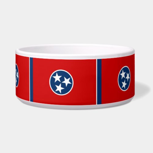 Tennessee State Flag Pet Bowl