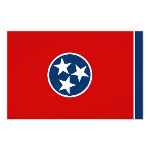Tennessee State Flag Photo Print