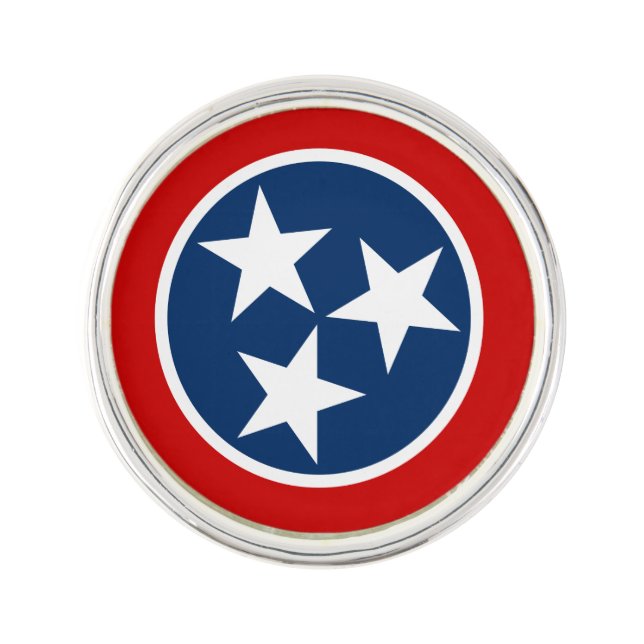 Tennessee State Flag Pin (Front)