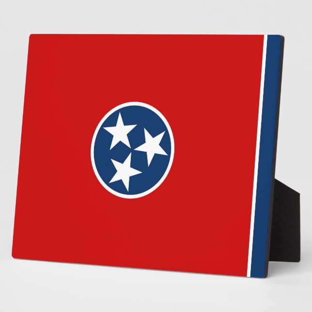 Tennessee State Flag Plaque (Side)