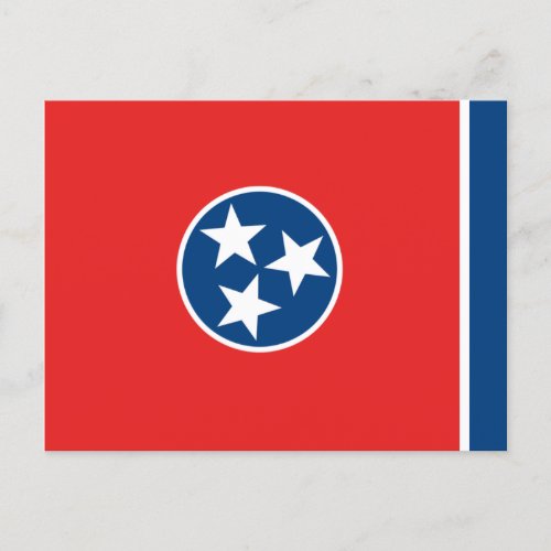 Tennessee State Flag Postcard