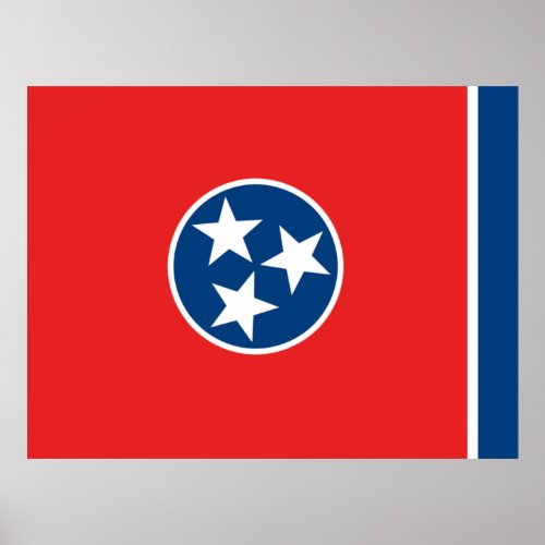 Tennessee State Flag Poster
