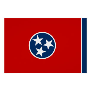 Tennessee State Flag Poster