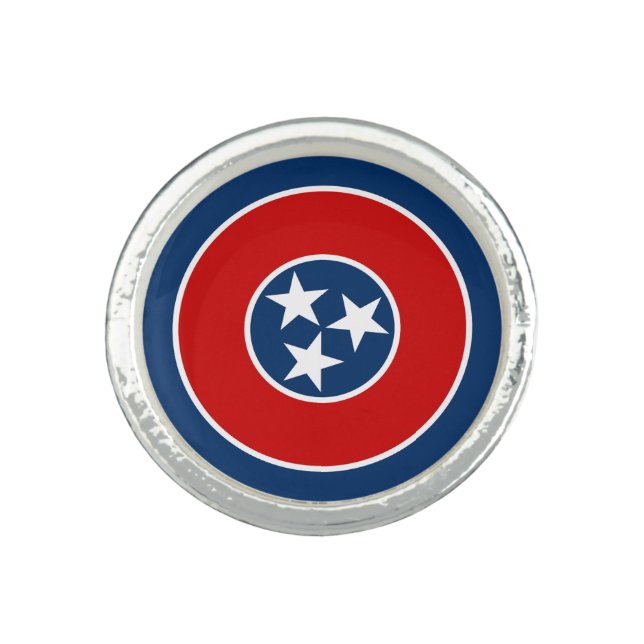 Tennessee State Flag Ring (Front)