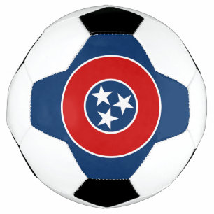 Tennessee State Flag Soccer Ball