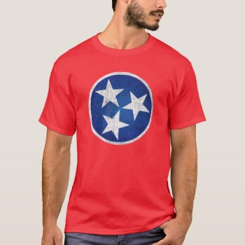 Tennessee State Flag T-shirt by nasakom at Zazzle