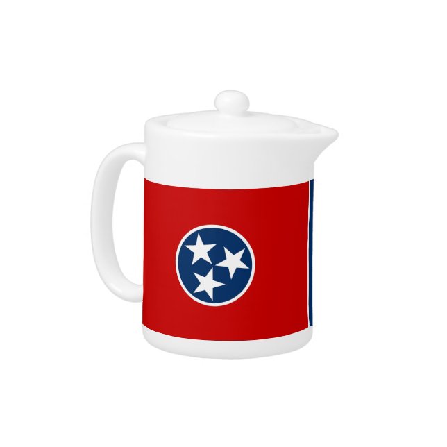 Tennessee State Flag Teapot (Left)
