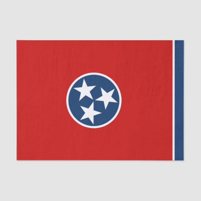 Tennessee State Flag Tissue Paper (Front)