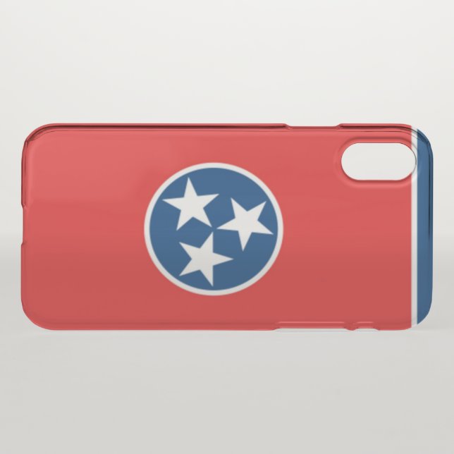 Tennessee State flag Uncommon iPhone Case (Back (Horizontal))