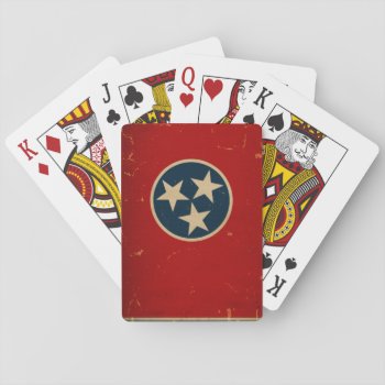 Tennessee State Flag Vintage Playing Cards by USA_Swagg at Zazzle