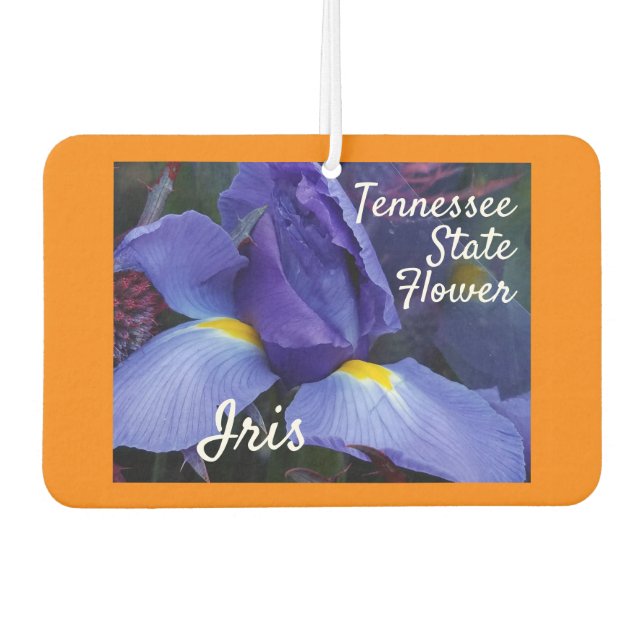 Tennessee State Flower Iris Nature Air Freshener (Front)