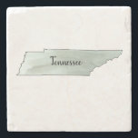 Tennessee State Illustration Painting Stone Coaster<br><div class="desc">Our Tennessee state painting coaster is a great treasure to share.</div>