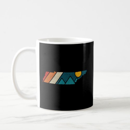 Tennessee State Map Mountains Pride Nashville Coffee Mug