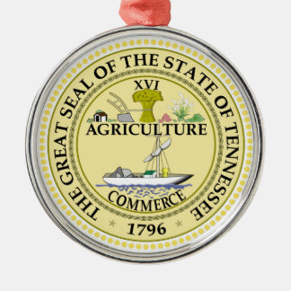 Tennessee state seal america republic symbol flag metal ornament