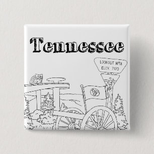 Tennessee State Symbols Volunteer State Images Button