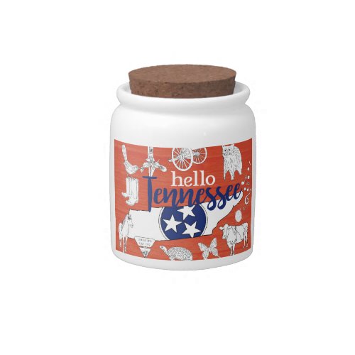 Tennessee State Symbols Volunteer State Images Candy Jar
