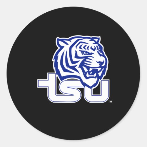 Tennessee State Tigers Icon Blue Classic Round Sticker