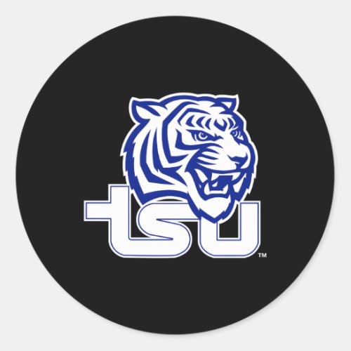 Tennessee State Tigers Icon Blue Classic Round Sticker