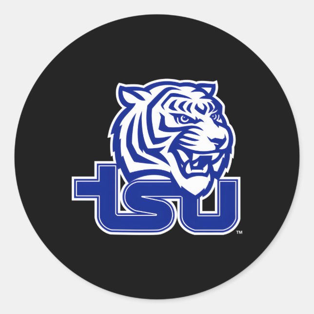 Tennessee State Tigers Icon Classic Round Sticker (Front)