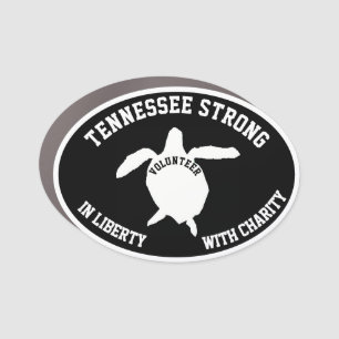 Tennessee Strong Sea Turtles Car Magnet