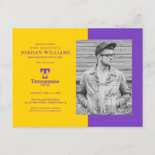 Tennessee Tech Graduation Announcement Postcard