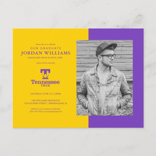Tennessee Tech | Graduation Announcement Postcard (Front)