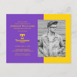 Tennessee Tech Graduation Announcement Postcard