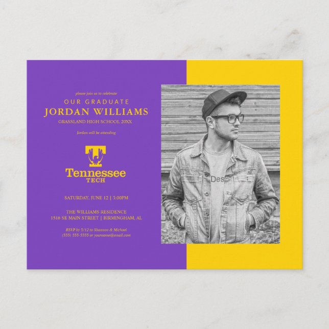 Tennessee Tech | Graduation Announcement Postcard (Front)
