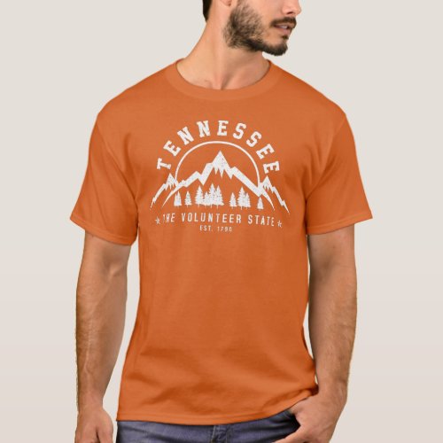 Tennessee The Volunteer State Est  T_Shirt