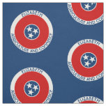 Tennessee The Volunteer State Personalized Flag Fabric