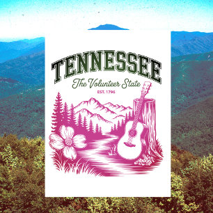 Tennessee The Volunteer State Travel Souvenir Postcard