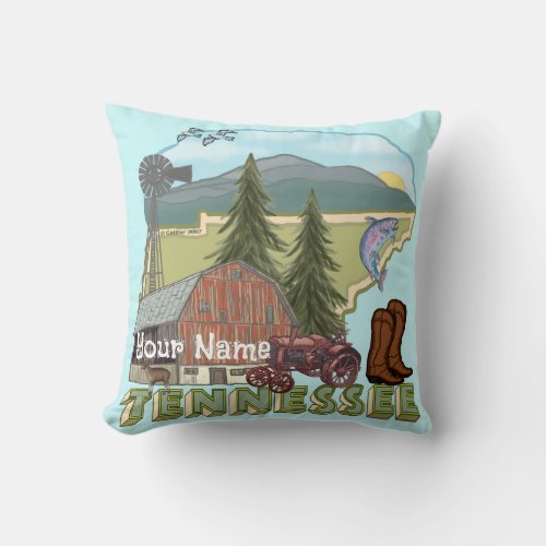 Tennessee Throw Pillow