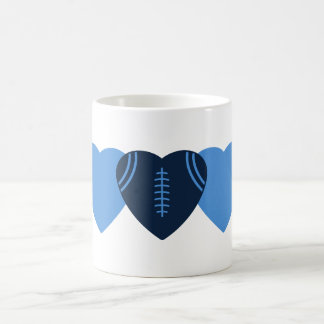 Tennessee Titans Football Heart Design Coffee Mug