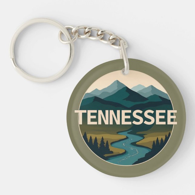 Tennessee United States of America Keychain (Front)