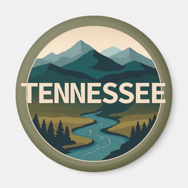Tennessee United States of America Magnet (Front)