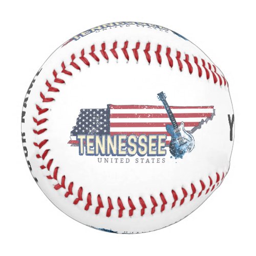 Tennessee United States Retro State Vintage USA Baseball