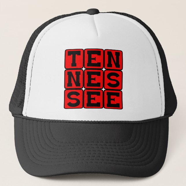 Tennessee, United States Trucker Hat (Front)