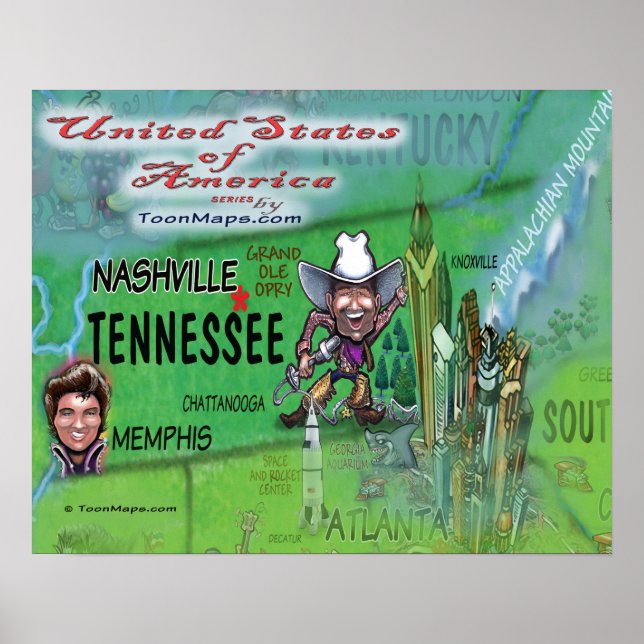 Tennessee USA Poster (Front)