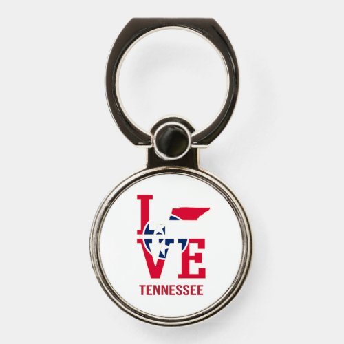 Tennessee USA State Love Phone Ring Stand