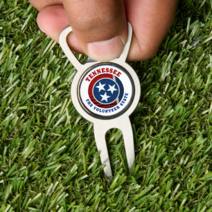 TENNESSEE VOLUNTEER STATE FLAG DIVOT TOOL
