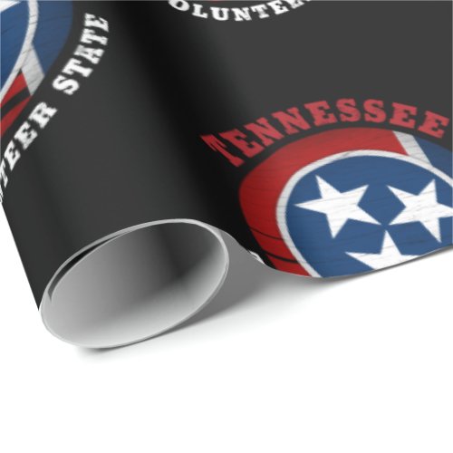 TENNESSEE VOLUNTEER STATE FLAG WRAPPING PAPER