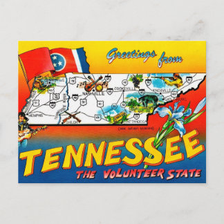 Tennessee Volunteer State Postcard