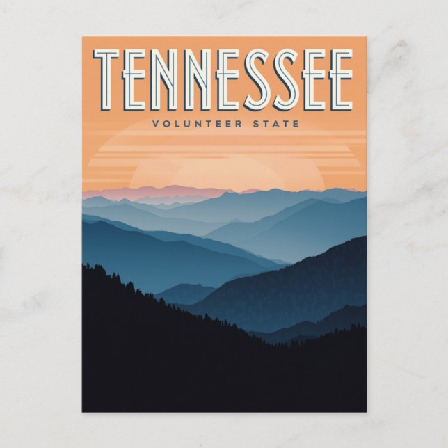 Tennessee Volunteer State Postcard (Front)