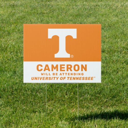 Tennessee Volunteers Graduate Sign