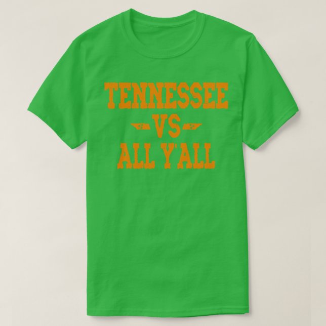 Tennessee vs All TShirt (Design Front)