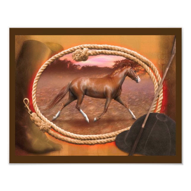 Tennessee Walker Horse "The Trotter”. Photo Print (Front)